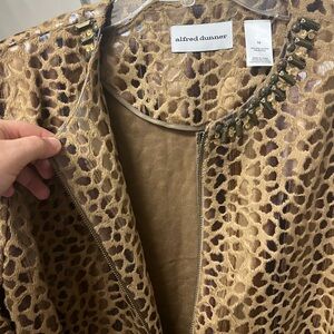 Alfred Dunner Gold Blazer with Classic Lapel